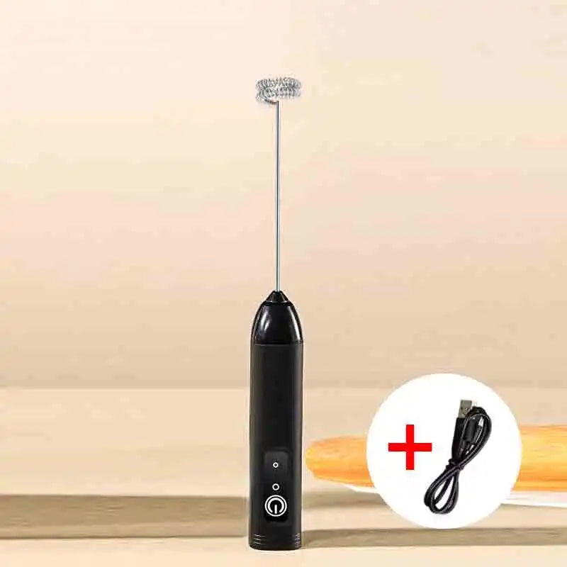 Hot Sale Electric Milk Frother Handheld Egg Beater Foamer Coffee Maker Electric Blender Mixer Mini Portable Blender Kitchen Tool